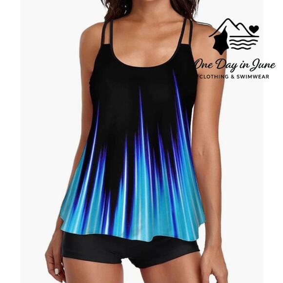 Urchics Boyshort Tankini Swimsuit Size XL - Picture 1 of 5